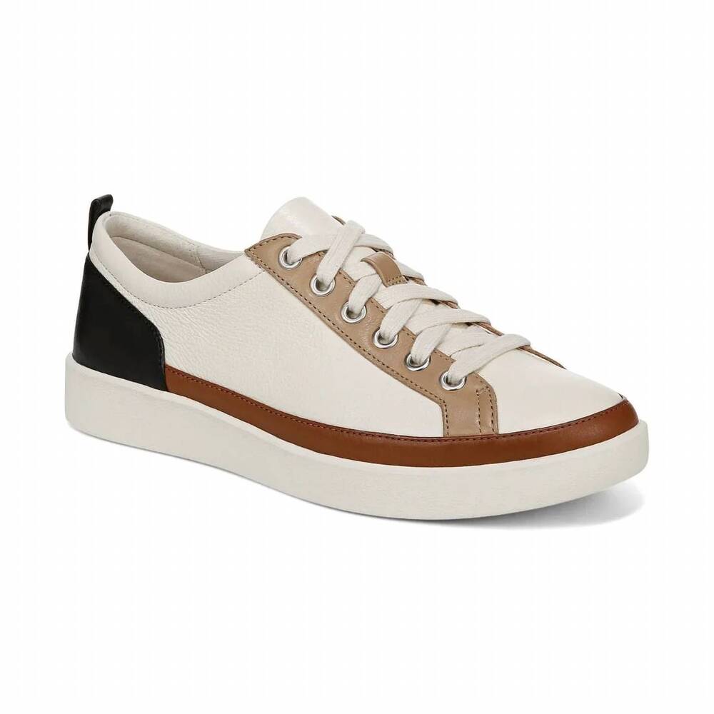 NEW VIONIC women's winny sneaker in ivory/black